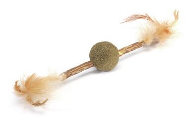 Camon Toy Ball with Feathers MATATABI Catnip